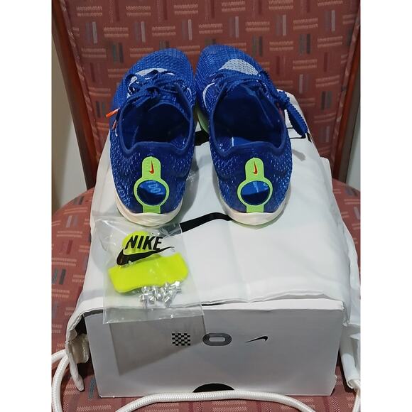 New Men's Sz 9 Nike Air Zoom Victory Eliud Kipchoge Blue Track Spikes CD4385-400 - Picture 4 of 11
